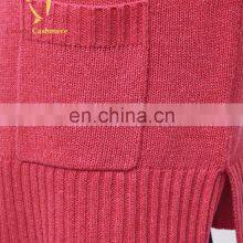 Модельный свободный пуловер, вязаный из трикотажной ткани, зимний свитер для девочек thumbnail-5