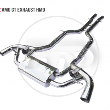 Stainless Steel Material Exhaust Pipe Manifold Downpipe is Suitable for AMG GT GTC GTS GT50 Auto Modification Electronic Valve Whatsapp008613189999301 thumbnail-3