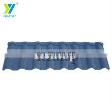 Milano Pure Blue Color Stone Coated Metal Roofing Prefab Villa House Use Galvalume Roofing Sheet Direct Sale From Manufacturer thumbnail-2