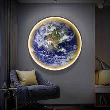 Earth Wall Lamp Design Planet Mural Lights Bedroom Decorative Led Wall Light Sconce Living Room Fresco Home Art Hallway Lighting thumbnail-4