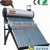 Heat Exchanger Integrated Pressurized solar hot water heater,copper coil solar water heater system