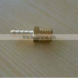 Brass Fittings for Beer Gun, 1/4" NPT x 1/4" Barb, Cross Nipple