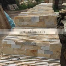 Direct Sale Yellow Golden Slate Culture Stone House Wall Cladding
