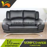 2016 New Design Black and Gray PU Sofa Set For Living Room thumbnail-2