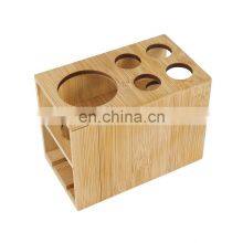 Made of 100% Sustainable Bamboo Naturals Toothbrush Holder Stylish Bathroom Organization Easy to Clean thumbnail-3