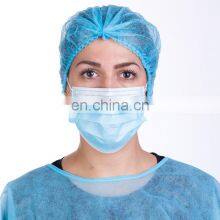 3 Ply Non Woven Surgical Disposable Medical Nose Face Mask custom facial non woven mascarillas provider