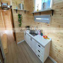 Mini Mobile House Small Modular Guest House Prefabricated Wooden House thumbnail-4