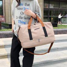 Wholesale Gym Bag for Women Men Kids Sport Duffel Bag With Toiletry Bags Waterproof Travel Weekender Overnight Carry on Bag for Yoga Sports thumbnail-1
