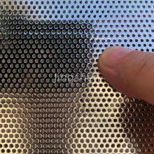 Photochemically Etched Perforated Plate, Round Hole Perforated Plate, Aluminum Alloy Grille, Speaker Grille thumbnail-3