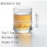 Transperent Glass Beer Mug/ Handle Cup HF25024-9
