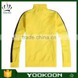 OEM NO MOQ Custom Yellow Sports Jacket Varsity Jackets For Men Embroidered Bomber Jacket thumbnail-2