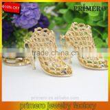 New Product Fancy Metal High Heel Shoe Model Keychain Keyring
