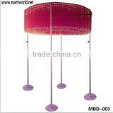 Red Adjustable Red Wedding Tent for Wedding Stage Hall Decorations Crystal Wedding Backdrops(MBD-003)