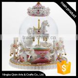 Decorative Snow Water Globe, Carousel Snow Globe, Rocking Horse Snow Globe                        
                                                Quality Choice