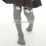 New Hot Sale Funny Fox Face Knee High Soft Cotton Baby Girls Socks Wholesale thumbnail-1