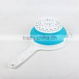 China Manufacture Cartoon Shaped Eco-friendly Collapsible Strainer With Handle thumbnail-2