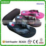 Daily Use Slipper Fashion Eva Slipper Soft Textile Upper High Heel Slipper