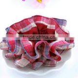 Korean Grid Hair Scrunchie Fashion Style thumbnail-1