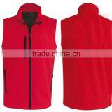 Red Softshell Waistcoat for Woman and Man thumbnail-1