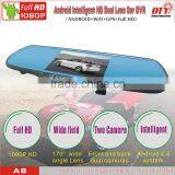DTY Android Car Wireless Rearview Mirror With Reversing Camera, Rear View Mirror Camera Car Dvr , A8 thumbnail-5
