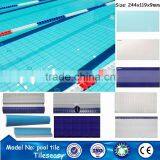 Professional New Design Blue Glazed Decorative Swimming Pool Tile thumbnail-2