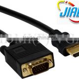 HDMI to VGA Cable for Computer 15Pin Male to HDMI(F)