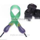 Green Camera Strap Aubergine Icon Cute Leather For DSLR for Nikon for Canon for Sony LM-07 Custom Leather Camera Strap