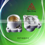 High Quality Pure White E27 Ceiling Lamp Holder