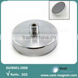 Widely used sintered neodymium shallow pot magnet