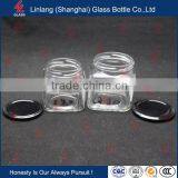 Honey Industrial Use and Screw Cap Sealing Type 100ml Quadrangular Glass Jam Jar thumbnail-6