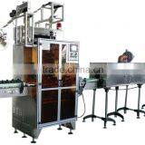 Yogurt Bottle Sleeve Labeling Machine and Shrink Tunnel