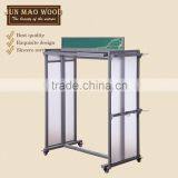 Shops Clothing Store Vertical Iron Binding Display Case 140''H