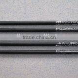 Promotion 7" Standard Size Round Shape 2.0mm HB Lead Black Wood Gift Pencil With Dipped Top thumbnail-1