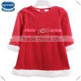 (H4580) 3-36m nova kids baby winter dresses christmas baby girls wedding dresses children's clothings