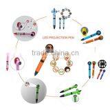 Many Models LED PENS/Metal Laser LED Logo Projector Ball Pen For Promotional Gifts,projector Logo Light Ballpen thumbnail-4