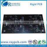 Black Soldermask 2L FR4 Lead Free HASL Rigid Pcb Board