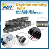 ADT supply 6 led DRL daytime running light fog light driving light kit 12v