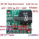 19v 18v 15v 12v 9v Step Down to 1.5v 3.3v 5v 6v dc Buck Converter Circuit Board 6A Power Module