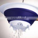 Middle Plastic Tpr Collapsible Colander thumbnail-1