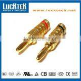 Gold Plated Connector Banana Plug
