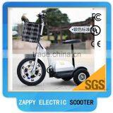 350-500w Three Wheel Electric Scooter Zappy 3 Wheel Scooter for Old People thumbnail-1