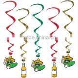 PVC & Paper Hanging Swirl Decoration for Summer Party Celebrations thumbnail-1