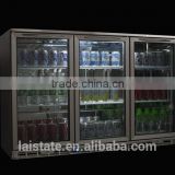 beverage cooler / display beer cooler / beer bottle refrigerator / bar fridge
