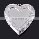 ON SALE NOW Personalized Heart Locket Necklace in Sterling Silver thumbnail-1