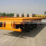 Factory Direct Sale 3 Axle 20ft Flatbed Trailer 40ft Flatbed Semi Trailer thumbnail-6