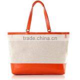 2016 Eco Friendly Plain White Cotton Tote Bag Cotton Canvas Bag for Shoping Beach Handbag thumbnail-3