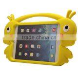 FDA Food Grade Yellow Duck Shape 3D Cute Kid Proof Silicon Kids 7 Inch Tablet Case