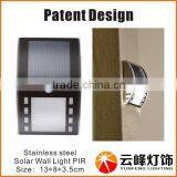 Motion Sensor Activated Detection LED Gate Light Solar PIR Motion Sensor