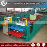 Used Galvanized Roofing Sheet Metal Roof Panel Trapezoidal Roll Forming Machine With Pre-cutting System