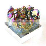 Popular Beautiful Small Natural Coloured Crystal Pyramid Cluster thumbnail-5
